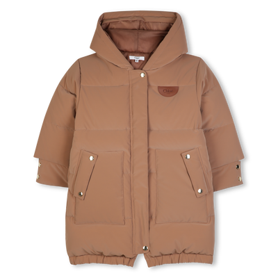 Casaco longo de penas CHLOE GIRL