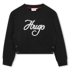 Moletom com gola redonda HUGO 
                    GIRL