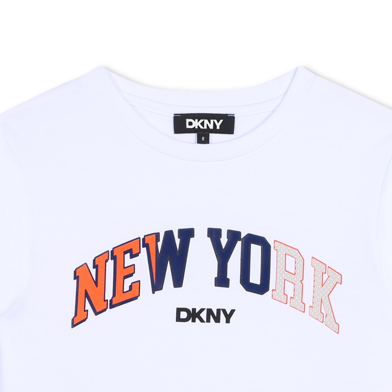 Long-Sleeved Cotton T-Shirt DKNY 
                    BOY
