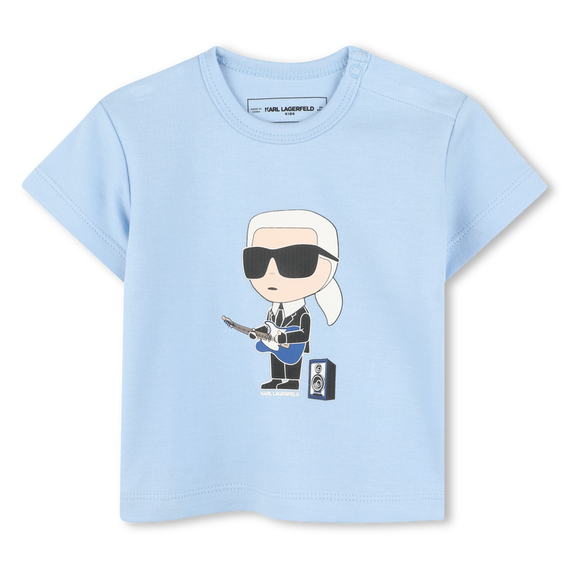 T-shirt and Bermuda shorts set KARL LAGERFELD KIDS 
                    BOY