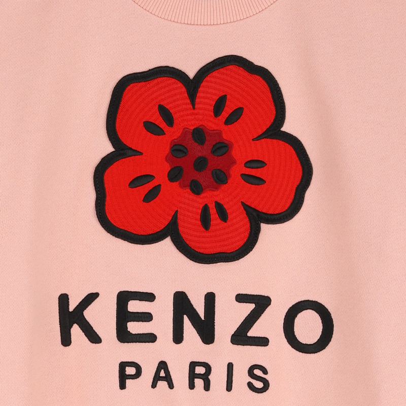 Moletom de lã não escovada KENZO KIDS 
                    GIRL