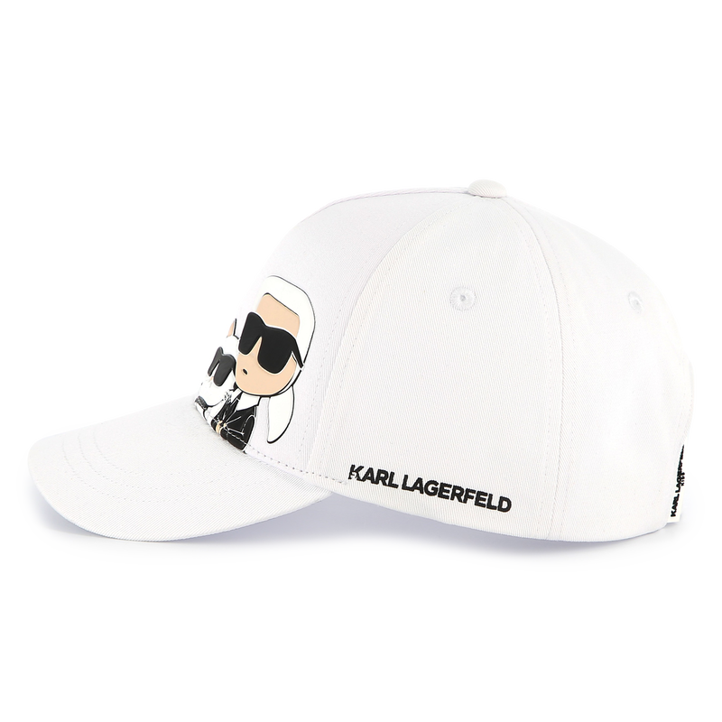 Boné estampado ajustável KARL LAGERFELD KIDS 
                    GIRL