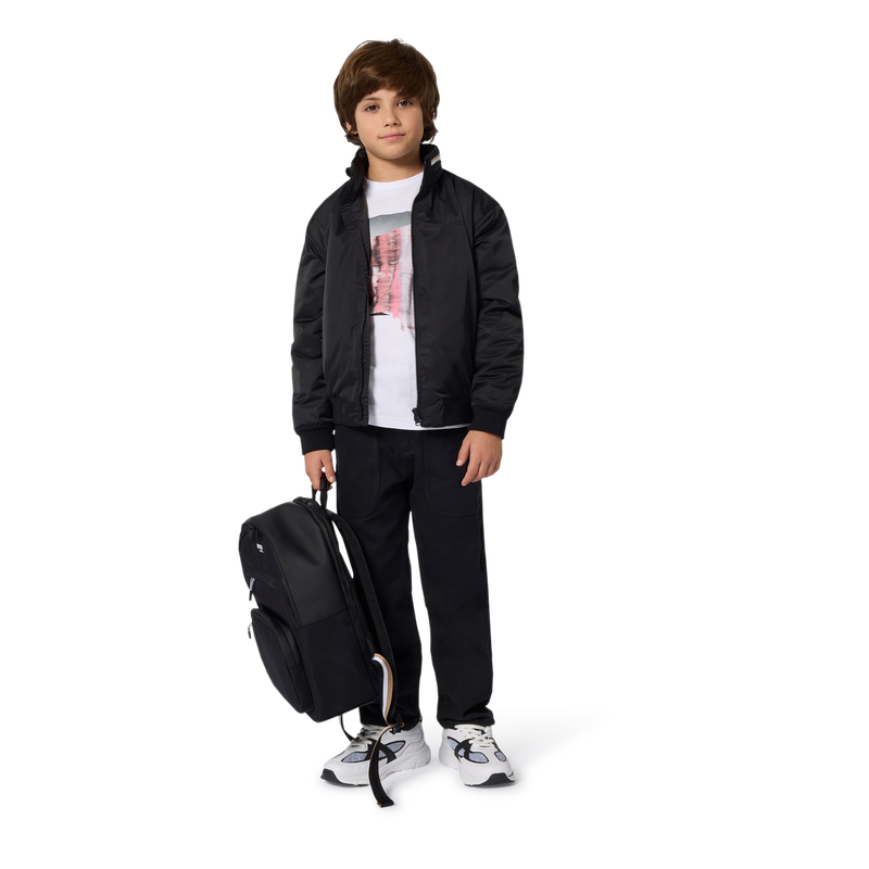 Jaqueta com gola alta BOSS 
                        BOY