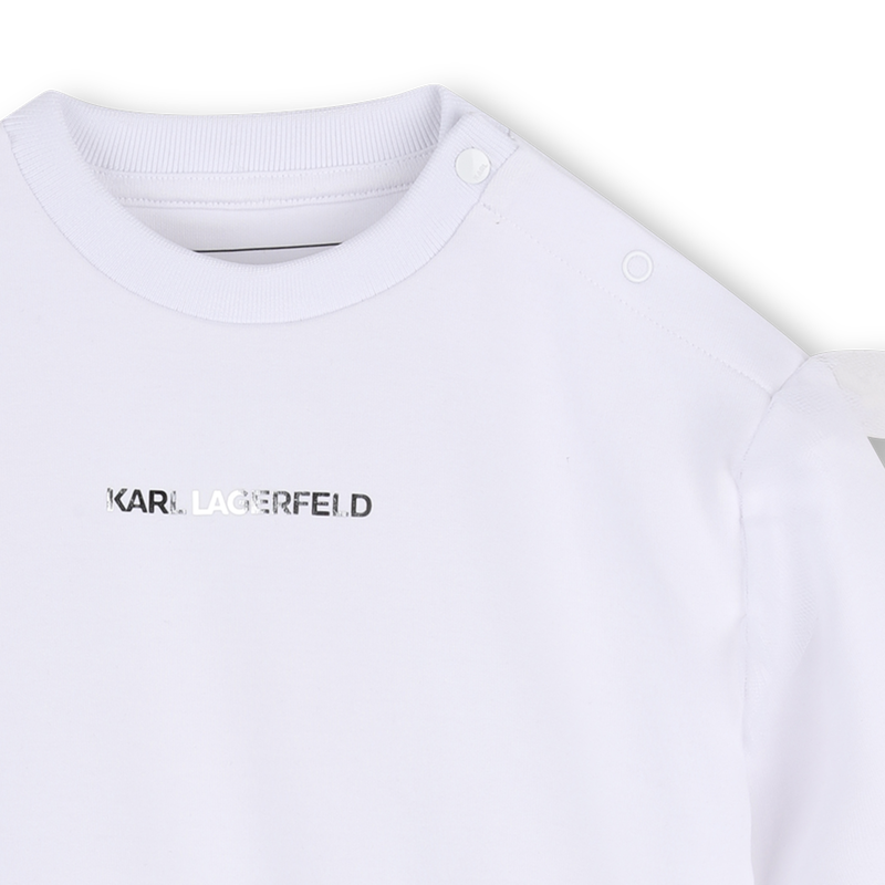 Conjunto de moletom e saia KARL LAGERFELD KIDS 
                        MENINA