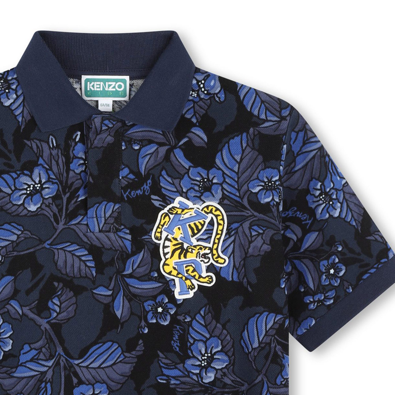Piqué Knit Polo Shirt KENZO KIDS 
                    BOY