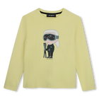 Camiseta de manga longa KARL LAGERFELD KIDS 
                    BOY