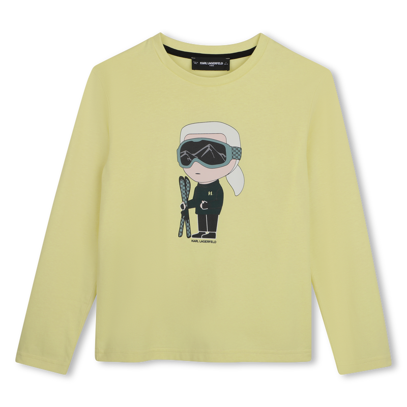 Camiseta de manga longa KARL LAGERFELD KIDS 
                        BOY