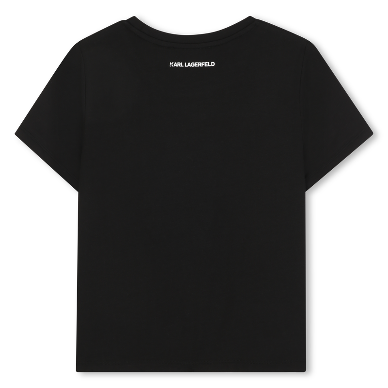 T-shirt de manga curta KARL LAGERFELD KIDS 
                    GIRL