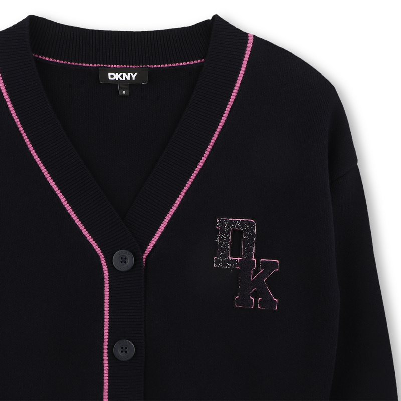 Cardigan de tric&ocirc; DKNY 
                        GIRL