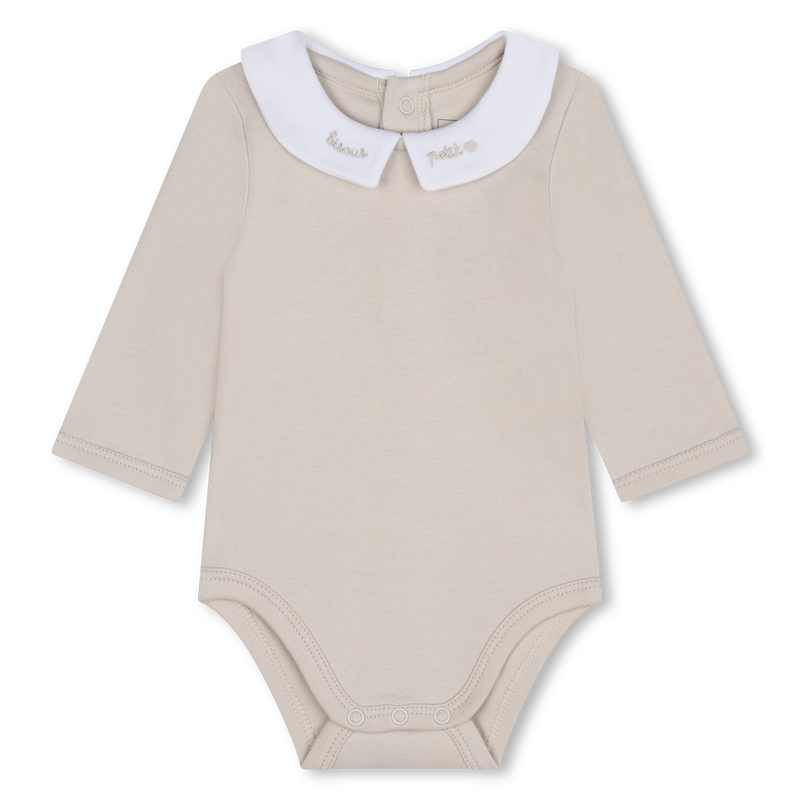 Embroidered Poplin Bodysuit CARREMENT BEAU 
                    BOY
