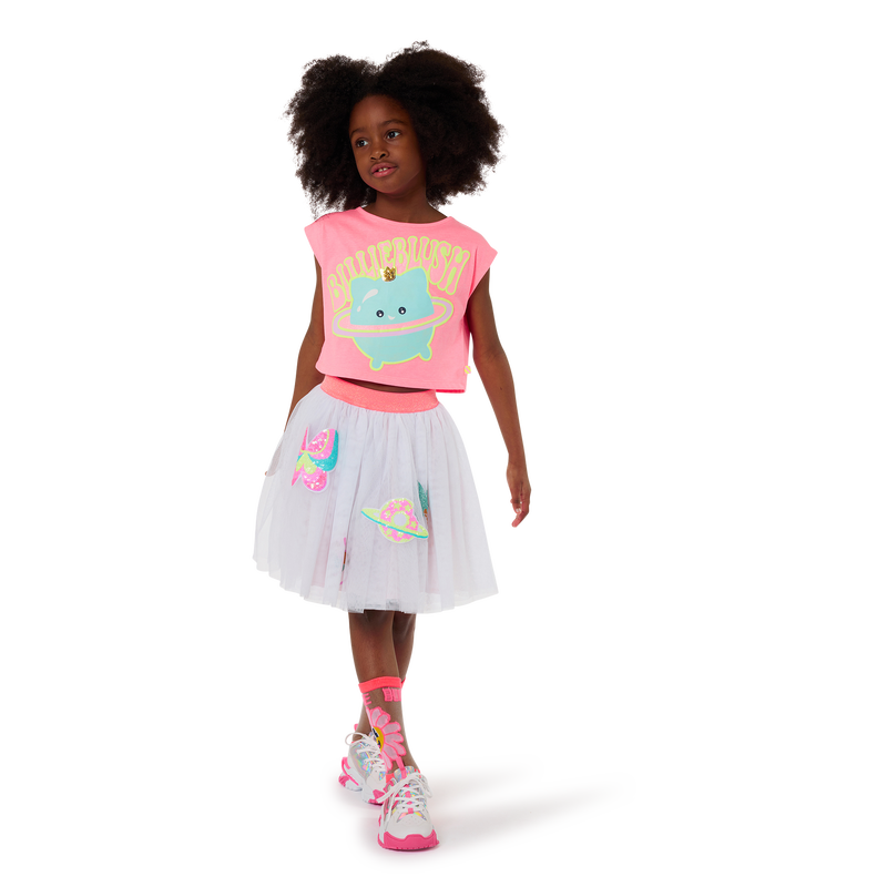 T-shirt larga estampada BILLIEBLUSH 
                    GIRL