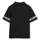 Camisa polo de manga curta KARL LAGERFELD KIDS 
                    BOY