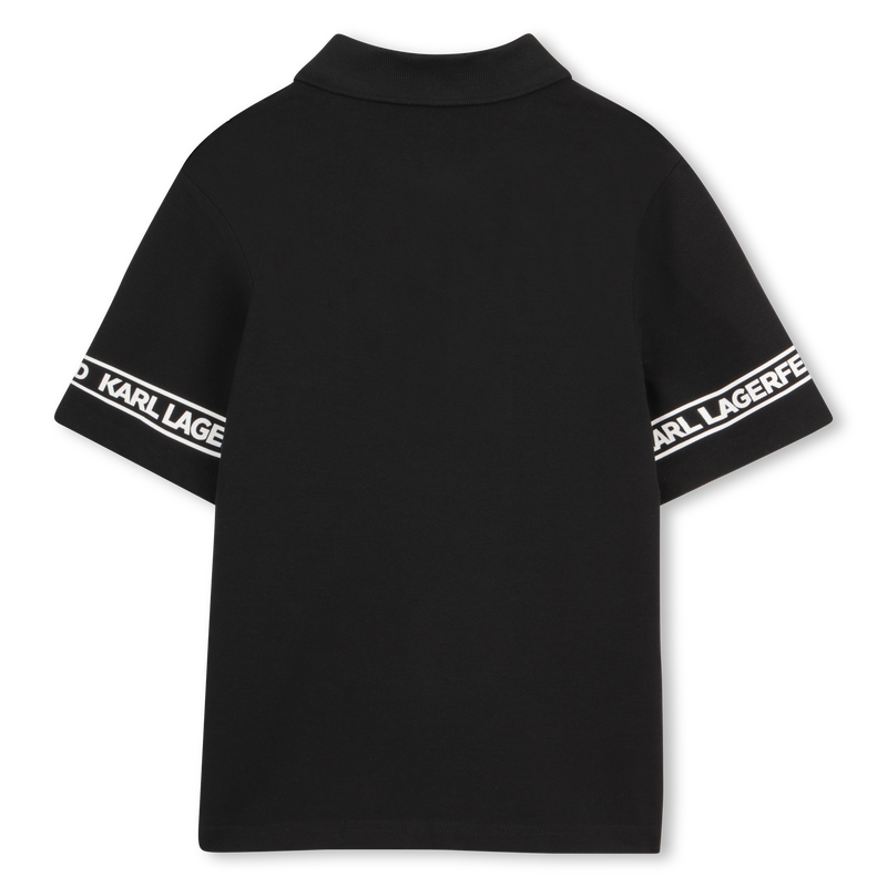 CAMISA POLO DE MANGA CURTA KARL LAGERFELD KIDS 
                        BOY