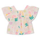 Blusa de manga curta babada BILLIEBLUSH 
                    GIRL