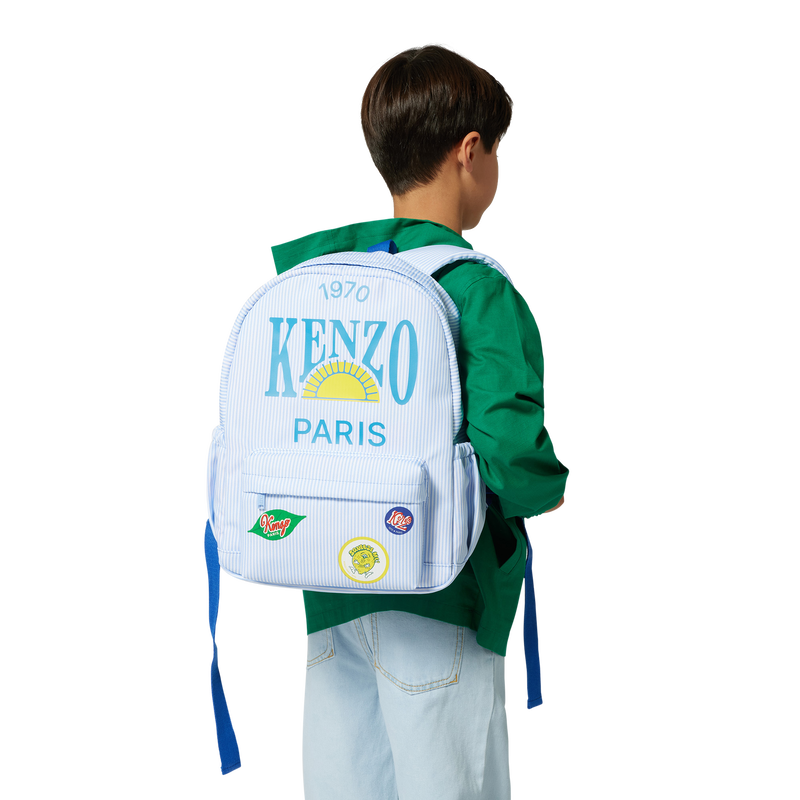 Corta-vento capuz em algod&atilde;o KENZO KIDS 
                        BOY