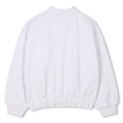 Casaco em molet&atilde;o de algod&atilde;o DKNY GIRL