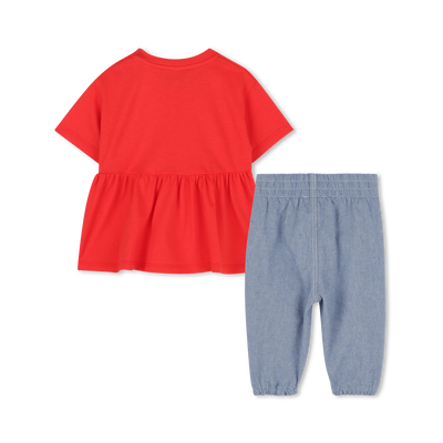 Trousers & Blouse Set KENZO KIDS GIRL