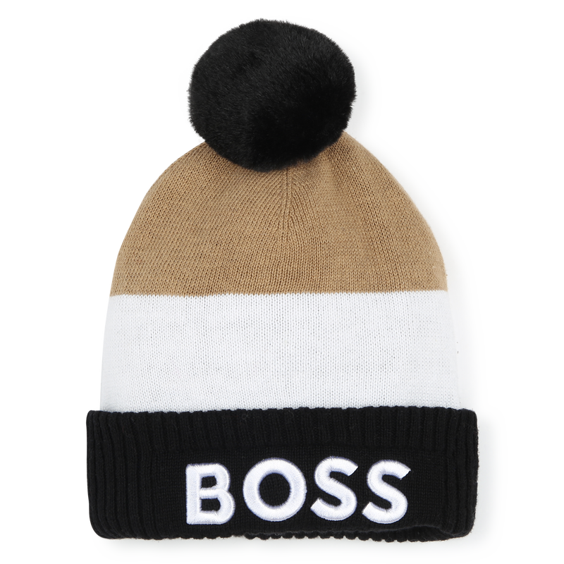 Gorro com pompom BOSS 
                    BOY