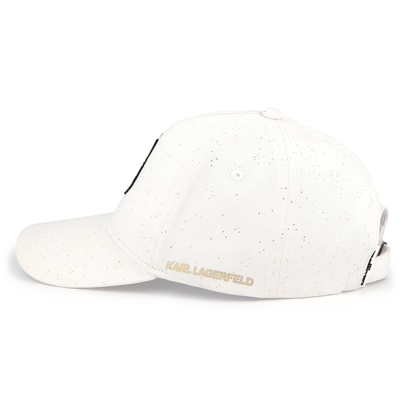 Bon&eacute; ajust&aacute;vel de algod&atilde;o KARL LAGERFELD KIDS 
                        GIRL