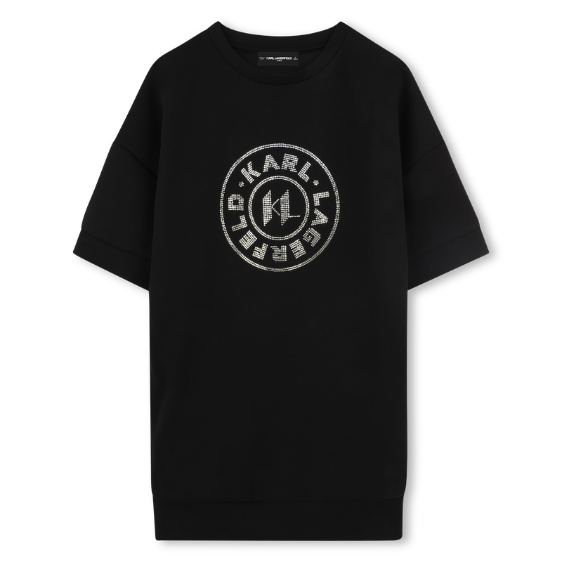 Vestido de manga curta KARL LAGERFELD KIDS 
                        GIRL