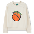 Sweatshirt em molet&atilde;o KENZO KIDS 
                    UNISEX