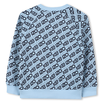Sweatshirt algod&atilde;o estampado KENZO KIDS BOY
