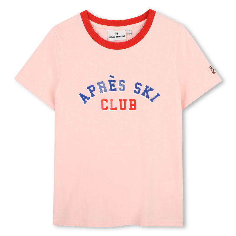 Camiseta de mangas curtas KIDS AROUND 
                        GIRL