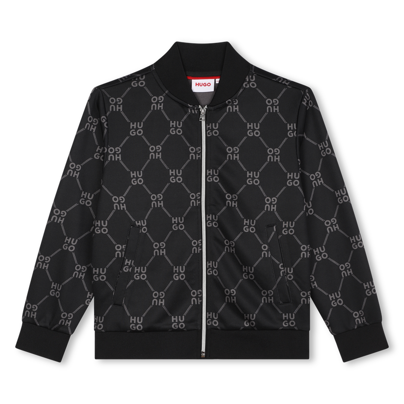 Casaco de jogging em molet&atilde;o HUGO 
                        BOY