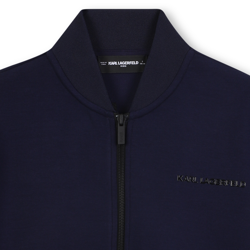 Cardig&atilde; duplo em jersey KARL LAGERFELD KIDS 
                        BOY