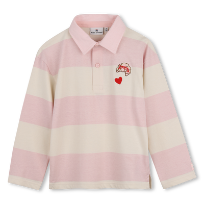 Polo de mangas longas KIDS AROUND MENINA