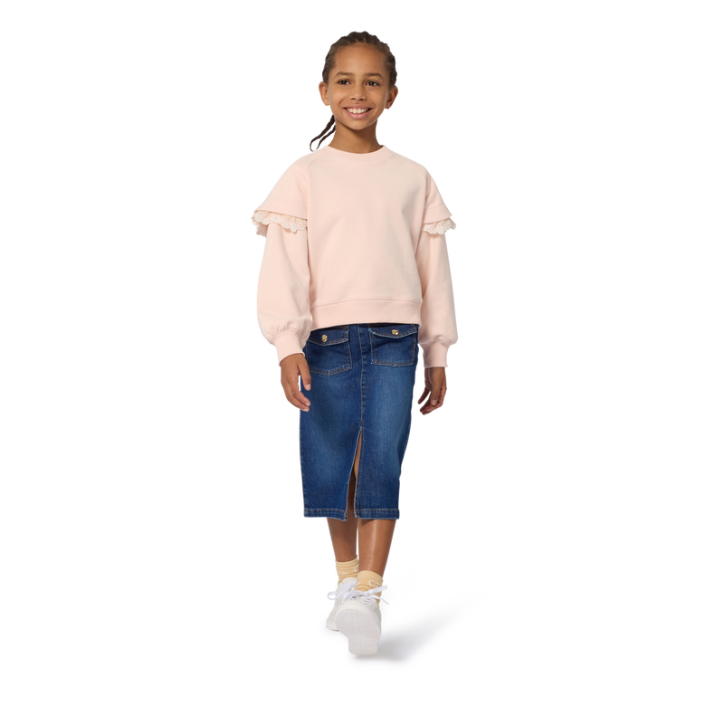 Moletom com gola redonda CHLOE 
                        GIRL