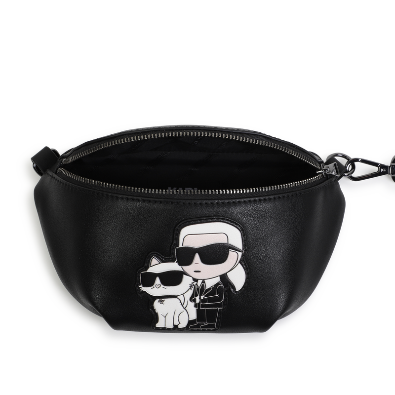 Bolsa de cintura e carteira KARL LAGERFELD KIDS 
                        GIRL