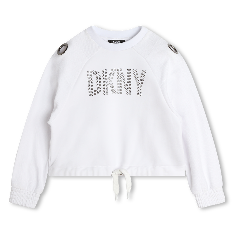 Camisola em moletão DKNY 
                    GIRL