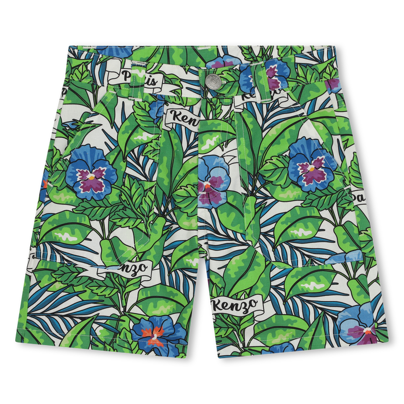 Bermudas em algodão KENZO KIDS 
                    BOY