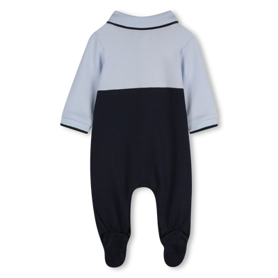 Pijama tricolor com gola polo BOSS BOY