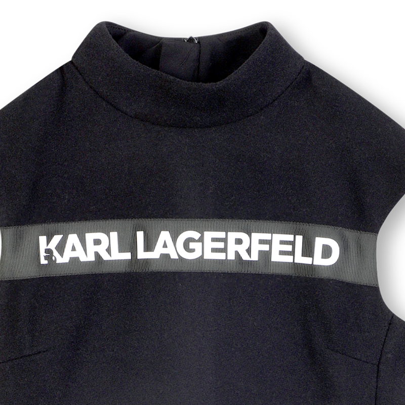 Vestido de manga curta KARL LAGERFELD KIDS 
                        GIRL