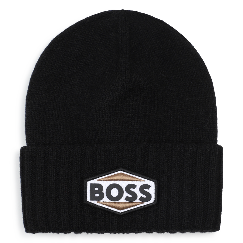 Conjunto de gorro e luvas BOSS 
                        MENINO