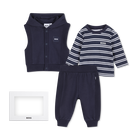 Conjunto de cal&ccedil;a, cardig&atilde; e camiseta BOSS 
                    BOY