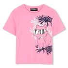 T-shirt de manga curta KARL LAGERFELD KIDS 
                    GIRL