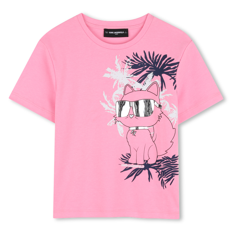 T-SHIRT DE MANGA CURTA KARL LAGERFELD KIDS 
                        GIRL