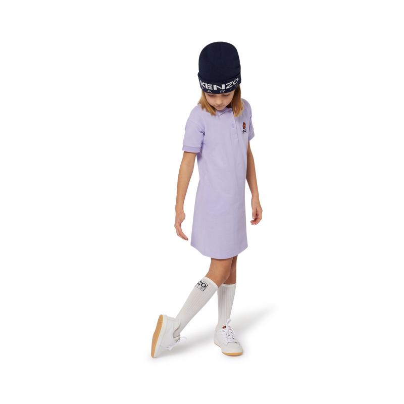 Short-Sleeved Cotton Dress KENZO KIDS 
                    GIRL