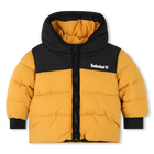 Blus&atilde;o de penas com capuz TIMBERLAND 
                    BOY