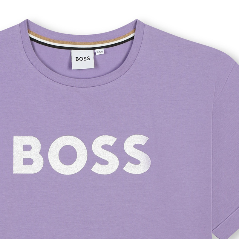 T-shirt de manga curta BOSS 
                        GIRL