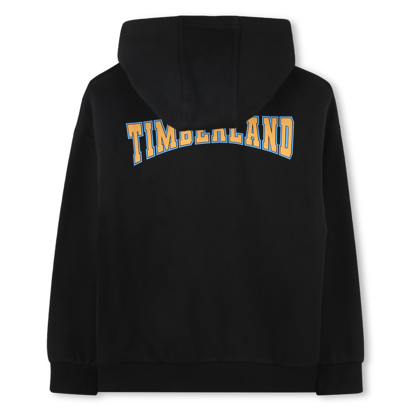 Cardig&atilde; em molet&atilde;o com capuz TIMBERLAND 
                        BOY