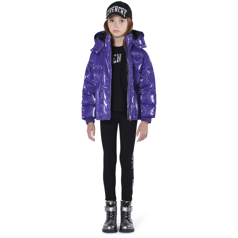 Leggings with sequin logo GIVENCHY 
                    GIRL