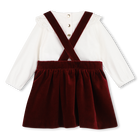 Conjunto vestido e camiseta CHLOE 
                    MENINA