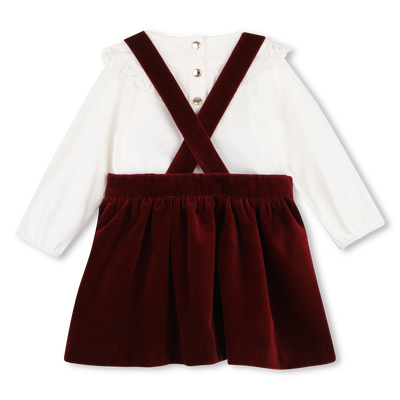 Conjunto vestido e camiseta CHLOE MENINA