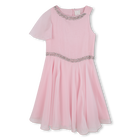 Vestido com mangas assim&eacute;tricas GIVENCHY 
                    GIRL