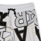 Bermuda estampada de algod&atilde;o KARL LAGERFELD KIDS 
                    BOY