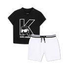 Conjunto de t-shirts e cal&ccedil;&otilde;es bermudas KARL LAGERFELD KIDS 
                    BOY